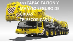 Capacitación manejo de grúas